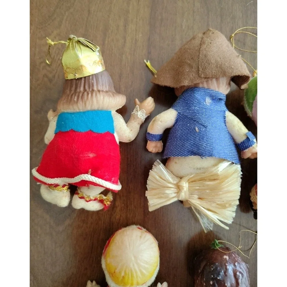 Vintage Grants/Peoples Nursery Rhyme Ornaments Set Lot‎ 7